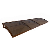 Козырек ВПМ 3265х993 мм коричневый сотовый