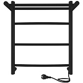 Полотенцесушитель электрический Indigo Arc с полкой 500х425 мм 50 Вт черный муар Полотенцесушитель электрический Indigo Arc с полкой 500х425 мм 50 Вт черный муар
