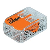 Клемма на 2 провода Wago 221-412 0,2-4 кв. мм с рычажками без пасты (100 шт.) Клемма на 2 провода Wago 221-412 0,2-4 кв. мм с рычажками без пасты (100 шт.)