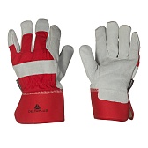 Перчатки кожаные комбинированные утепленные Delta Plus DCTHI серо-красные 10 (XL) Перчатки кожаные комбинированные утепленные Delta Plus DCTHI серо-красные 10 (XL)