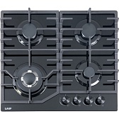 Варочная панель газовая Lauf PG-620BL 4 конфорки черная