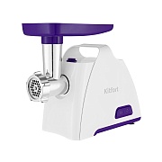 Мясорубка электрическая Kitfort КТ-2112-1 бело-синяя