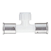 Тройник Henco (13PKW-320532) 32(пресс) х 3/4 ВР(г) х 32(пресс) белый PVDF Тройник Henco (13PKW-320532) 32(пресс) х 3/4 ВР(г) х 32(пресс) белый PVDF