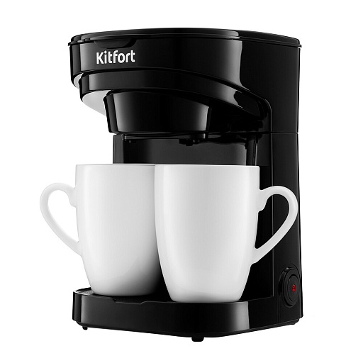 Кофеварка капельная Kitfort КТ-764 черная Кофеварка капельная Kitfort КТ-764 черная
