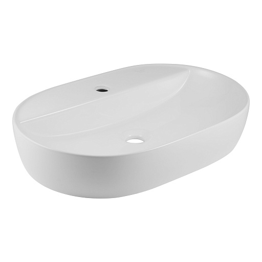 Раковина Corsa Deco WX300 60 см накладная с полочкой белая (ABWX2-60O)