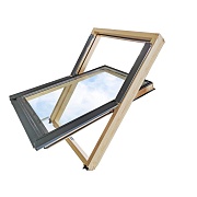 Окно мансардное CitiSky Optimal деревянное 780х1180 мм одностворчатое с окладом