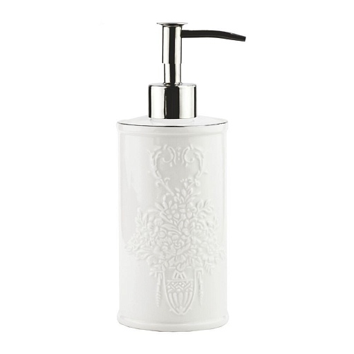 Дозатор для мыла WasserKraft Rossel настольный металл белый (K-5799)
