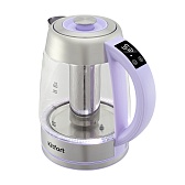 Электрический чайник Kitfort КТ-6624 1,7 л серо-фиолетовый