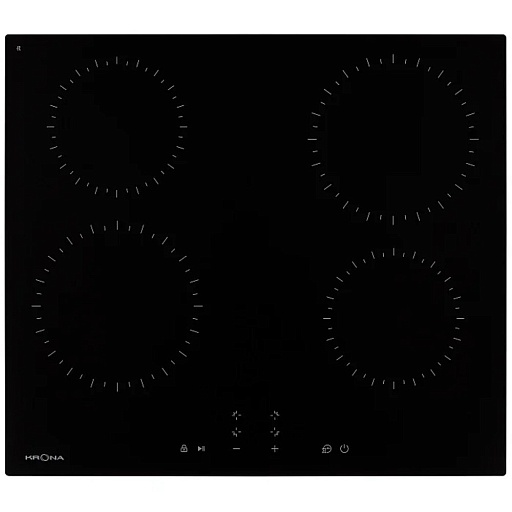 Варочная панель электрическая Krona Zauber 60 BL TK 4 конфорки черная