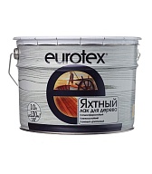 Лак алкидно-уретановый яхтный Eurotex бесцветный 10 л полуматовый Лак алкидно-уретановый яхтный Eurotex бесцветный 10 л полуматовый