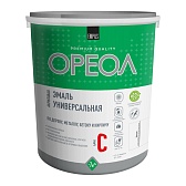Эмаль универсальная акриловая Ореол основа C бесцветная глянцевая 2,4 кг Эмаль универсальная акриловая Ореол основа C бесцветная глянцевая 2,4 кг