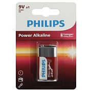 Батарейка Philips Power (Б0062717) крона 6LR61 9 В (1 шт.)