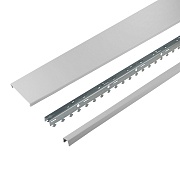 Реечный потолок Албес 1,7х1,7 м 100AS белый матовый комплект