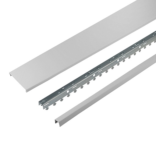 Реечный потолок Албес 1,7х1,7 м 100AS белый матовый комплект Реечный потолок Албес 1,7х1,7 м 100AS белый матовый комплект