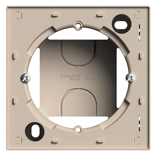 Коробка монтажная Systeme Electric AtlasDesign накладная песочная (ATN001200)