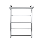 Полотенцесушитель водяной Indigo Line 700х500 мм лесенка с полкой хром