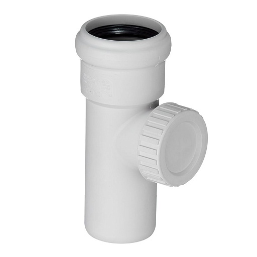 Ревизия Ostendorf SKRE d58 мм пластиковая бесшумная для внутренней канализации (332600)