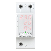 Реле напряжения модульное Welrok VIP-63 red 220 В 63 А тип AC цифровое Реле напряжения модульное Welrok VIP-63 red 220 В 63 А тип AC цифровое