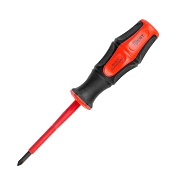 Отвертка диэлектрическая крестовая PZ-FL 220 мм 1000 В КВТ Профи (79778)