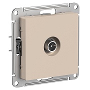 Розетка телевизионная Systeme Electric AtlasDesign встраиваемая песочная (ATN001292)
