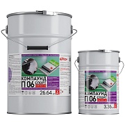 Пол полиуретановый Universum П 06 двухкомпонентный серый 26,64 кг + 3,36 кг