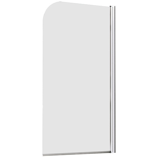 Шторка на ванну распашная 100х140х0,6 см профиль хром Abber Ewiges Wasser (AG52100)