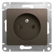Розетка Systeme Electric Glossa встраиваемая шоколад (GSL000841)