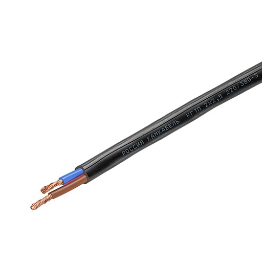 Кабель Камкабель КГтп 2х2,5 220 В (100 м)