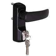 Ручка дверная Fuaro AP.H-136 для антипаники 1700в/1700с с ключом черная (46369)