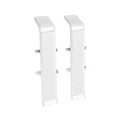 Соединитель Идеал Деконика 70 мм белый глянец Г-профиль (2 шт.) Соединитель Идеал Деконика 70 мм белый глянец Г-профиль (2 шт.)