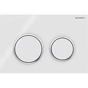 Клавиша смыва для инсталляций Geberit Omega белая/хром глянцевый (115.085.KJ.1)