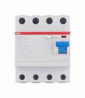 УЗО ABB F204 (2CSF204001R1250) 25А 30 мА 4P тип АС 10 кА УЗО ABB F204 (2CSF204001R1250) 25А 30 мА 4P тип АС 10 кА