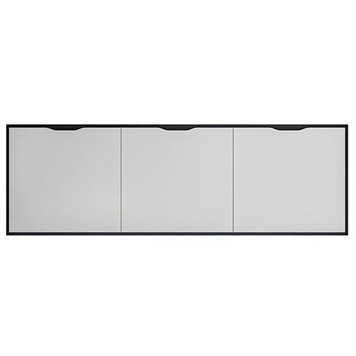 Экран для ванны фронтальный 1Marka Grunge Loft МДФ 150х55 см белый откидной (GL150IceWhite)