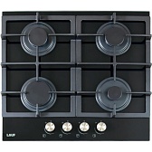 Варочная панель газовая Lauf PG-618BL 4 конфорки черная Варочная панель газовая Lauf PG-618BL 4 конфорки черная