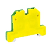 Колодка клеммная винтовая Dekraft ЗН-101 4 кв.мм желто-зеленая (32412DEK) Колодка клеммная винтовая Dekraft ЗН-101 4 кв.мм желто-зеленая (32412DEK)