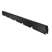 Элемент для потолка грильято GL15 100х100х38х15 мм «мама» 0,6 м черный