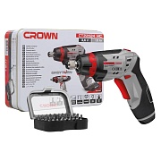 Аккумуляторная отвертка Crown CT22024 MC 3,6 В 1,5 Ач Li-Ion 1 АКБ и ЗУ