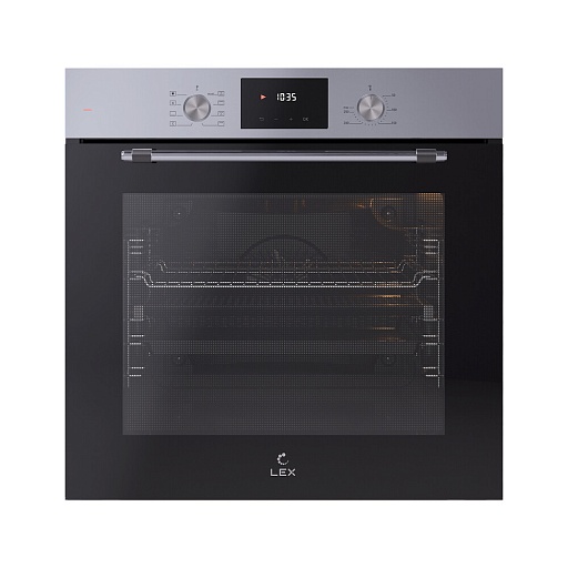 Духовой шкаф электрический встраиваемый Lex EDP 680 IX MAX 595 мм серый (TRFE100014) Духовой шкаф электрический встраиваемый Lex EDP 680 IX MAX 595 мм серый (TRFE100014)