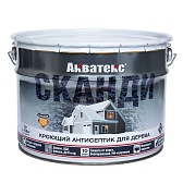 Антисептик Акватекс Сканди кроющий декоративный для дерева карамель 9 л Антисептик Акватекс Сканди кроющий декоративный для дерева карамель 9 л