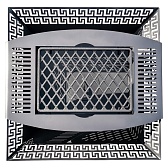 Решетка-гриль для чаши Листья 620х620 мм с чугунной вставкой стейк Решетка-гриль для чаши Листья 620х620 мм с чугунной вставкой стейк