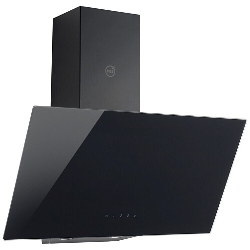 Кухонная вытяжка наклонная MBS Gartenzia 150 Glass Black 50 см черная