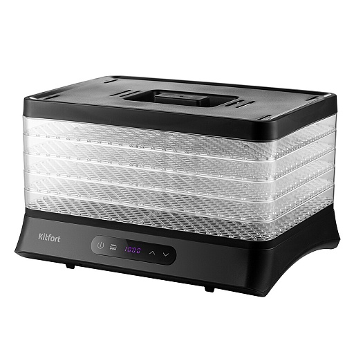 Сушилка для овощей и фруктов Kitfort КТ-1938 черная Сушилка для овощей и фруктов Kitfort КТ-1938 черная