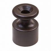 Изолятор Bironi для витого провода пластиковый коричневый (100 шт.)