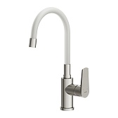 Смеситель для кухни Cersanit Moduo с высоким изливом однорычажный (68232) Смеситель для кухни Cersanit Moduo с высоким изливом однорычажный (68232)