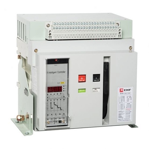 Автоматический выключатель EKF PROxima ВА-45 (mccb45-3200-2500v) 3P 2500А тип АС 80 кА 690 В на монтажную плату выкатной