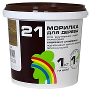 Морилка Радуга ВДАК водная антисептическая дуб 1 кг