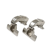 Петля мебельная Lemax prof Clip-on 90° угловая с эксцентриком и доводчиком (2 шт.)