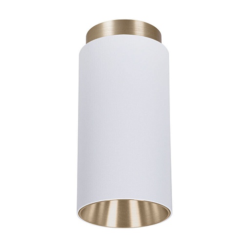 Светильник потолочный Arte Lamp Cone GU10 35 Вт 1 кв.м белый/золото IP20 (A5361PL-1WH)