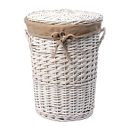 Корзина для белья WasserKraft Aller 450х450х560 мм 83,6 л белая (WB-106-L)