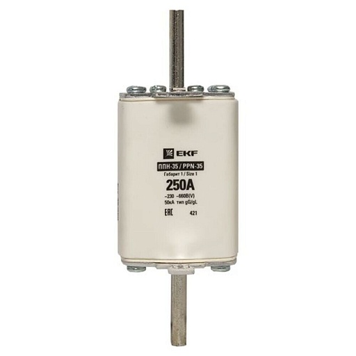 Вставка плавкая EKF ППН-35 250А 50 кА 660 В (fus-35/250)